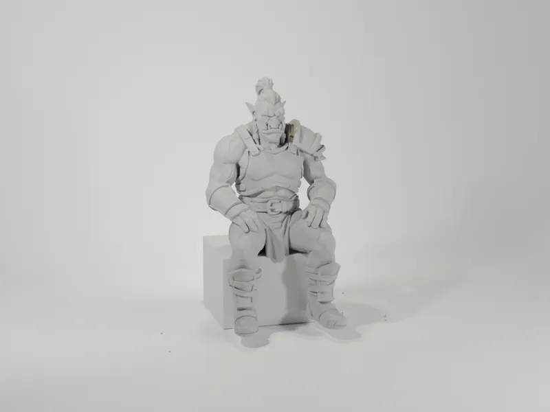Sitting Orc