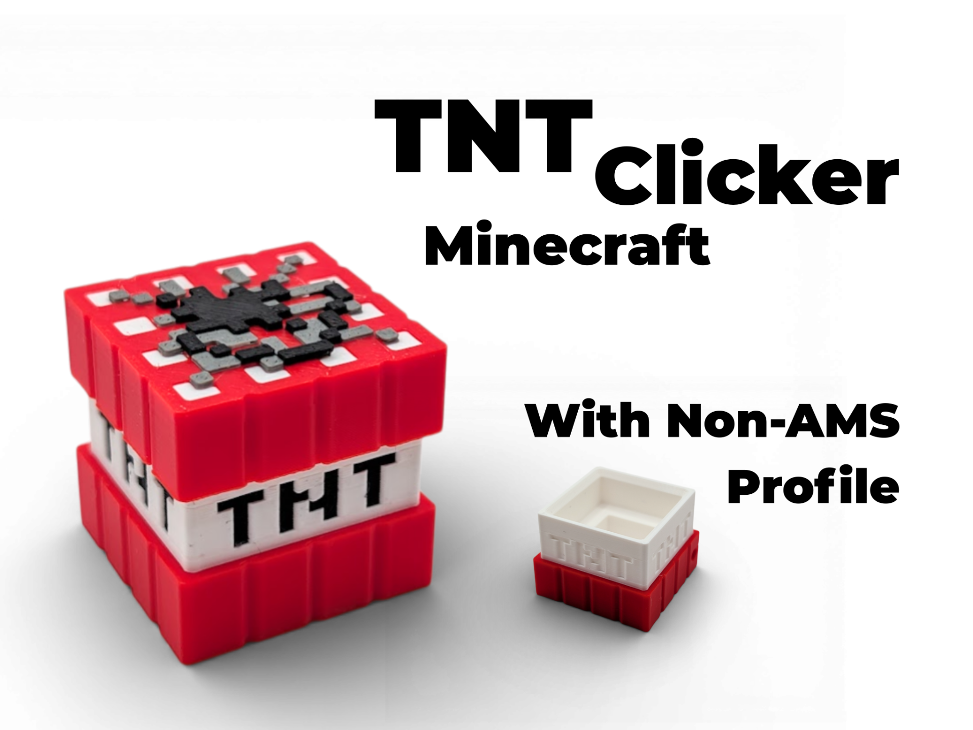 Miniatura 1 do modelo 3D Minecraft TNT Fidget Clicker