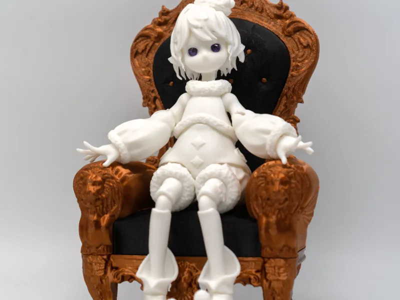 1/6 Luxury Chair Throne for BJD Doll 