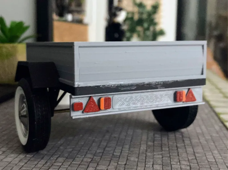 Rücklichtleiste Anhänger 1:18 / 1:12