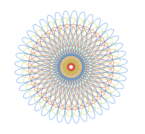 Miniatura 4 do modelo 3D Spirograph