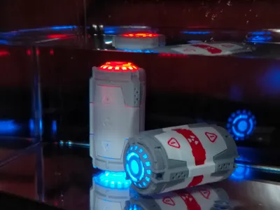 Crick Led Mech Mech Core (Remote Control Waterproof LED Lamp) - Free 3D Print Model ...
