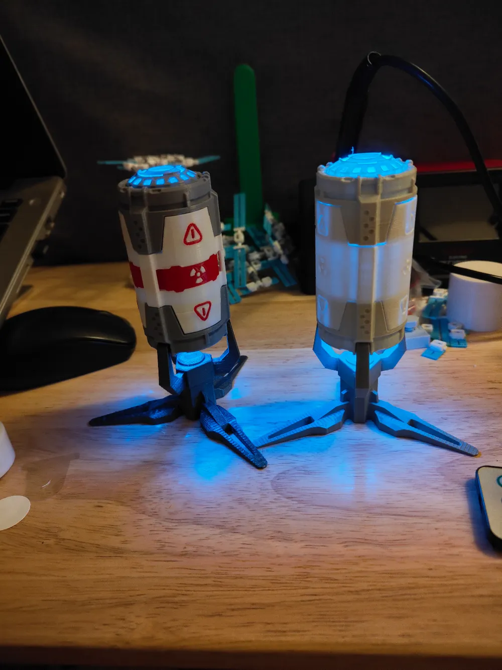 Crick Led Mech Mech Core (Remote Control Waterproof LED Lamp) - Free 3D Print Model ...
