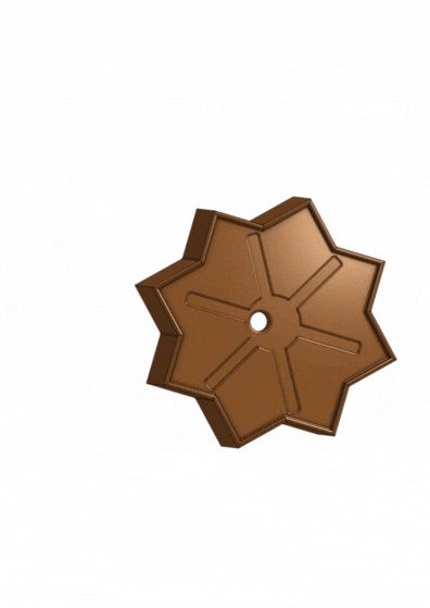 Star of Lakshmi - Towel / Pencil Holder