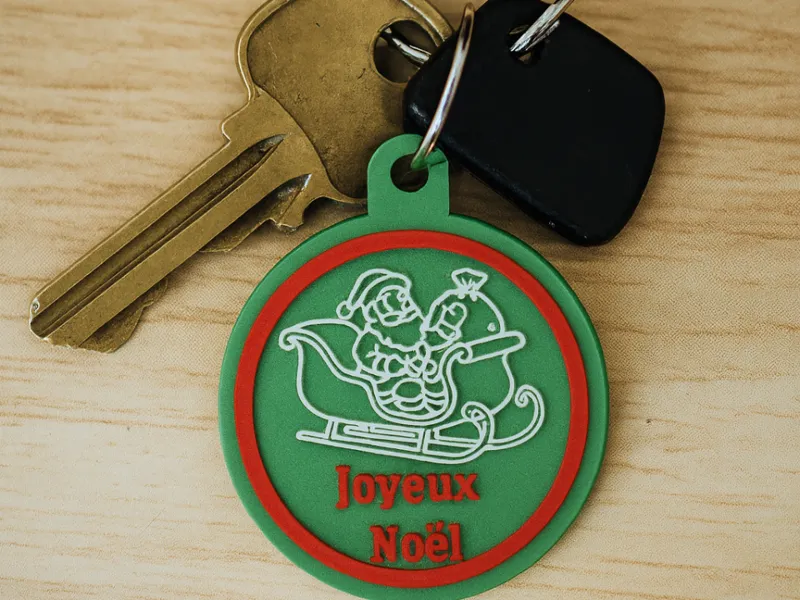 Porte clef joyeux Noël