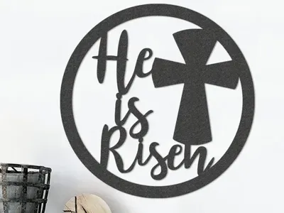 He Is Risen Wall Art