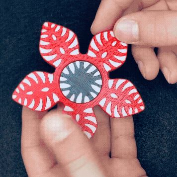 Stranger Things Fidget Rings Demogorgon Spinner Fidget - Stranger Things - Free 3D Print Model ...
