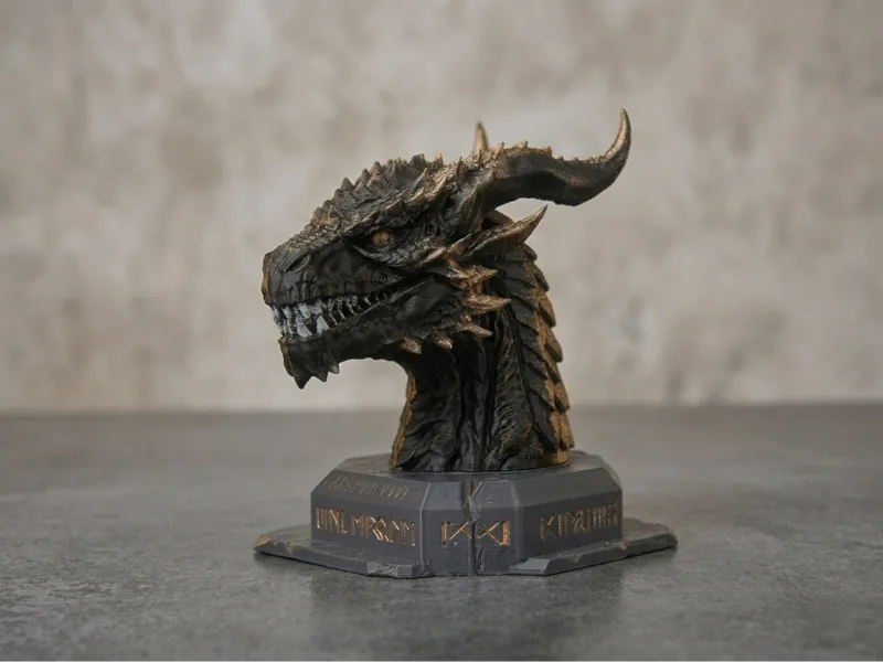 Tairn | Fourth Wing Dragon Bust