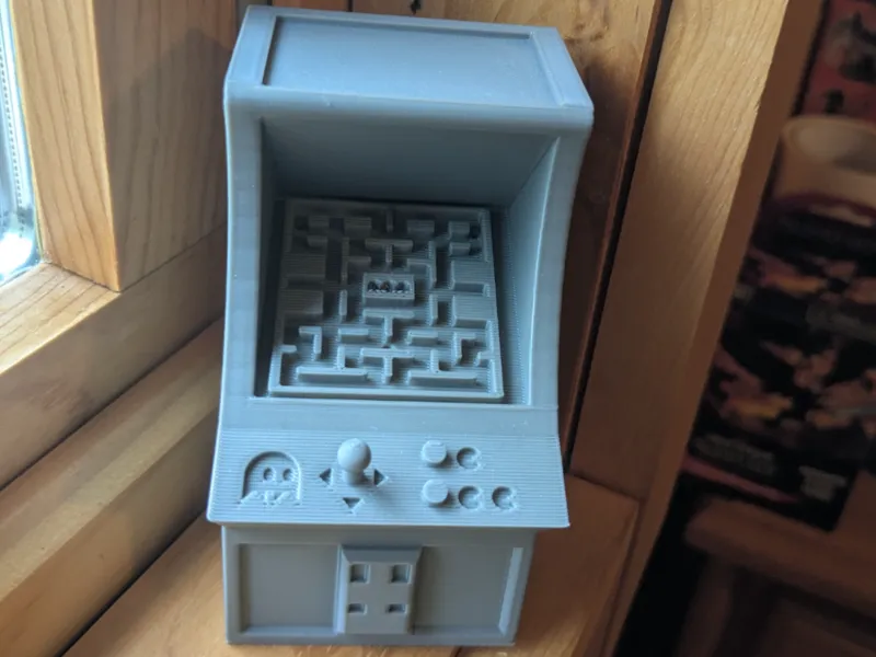 Pac-Man Arcade Cabinet Replica / Model