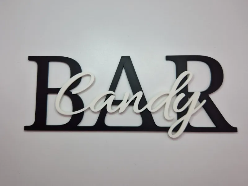 Candy-Bar Sign