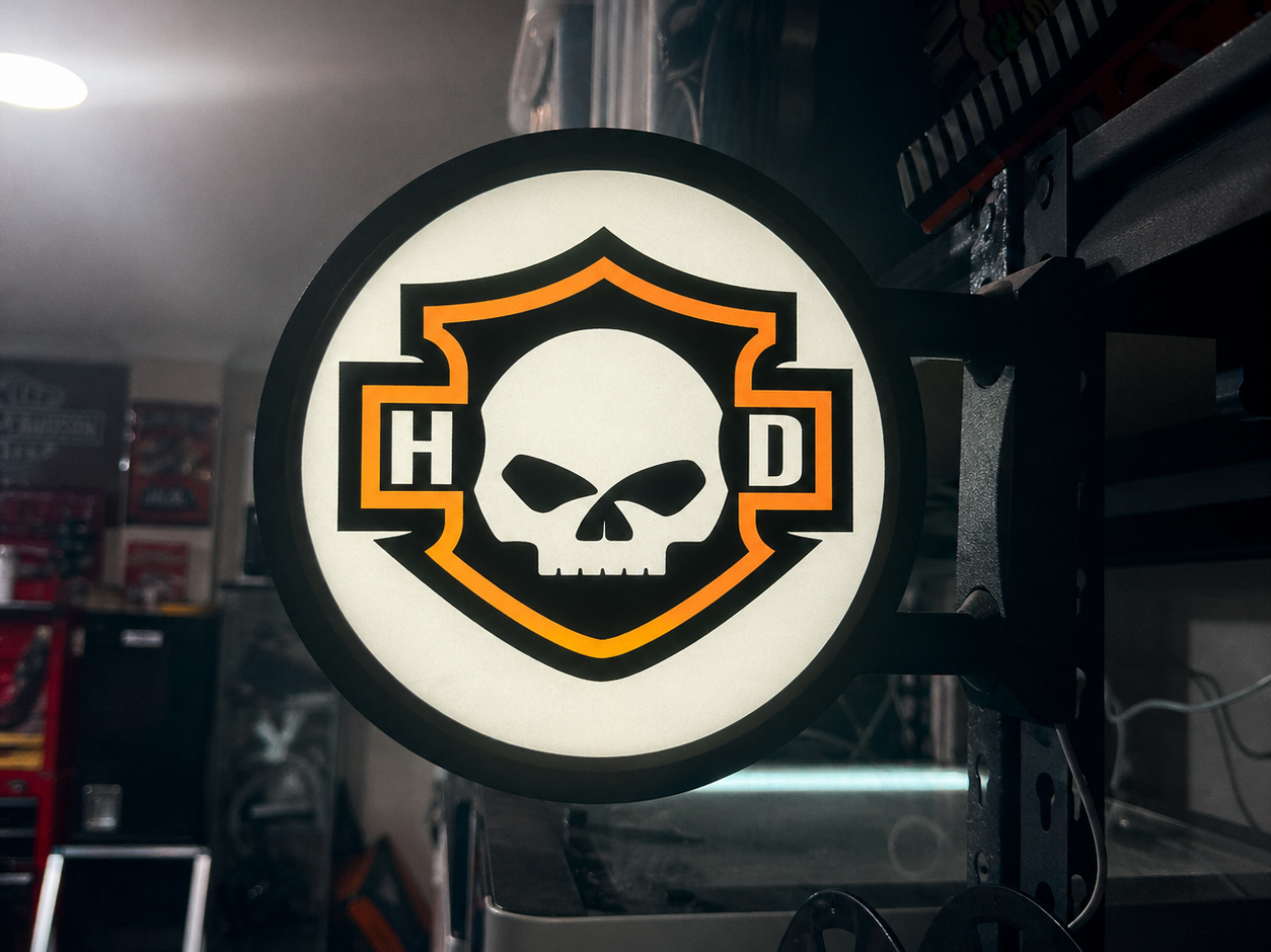 Harley-Davidson HD Skull Logo – Sign System