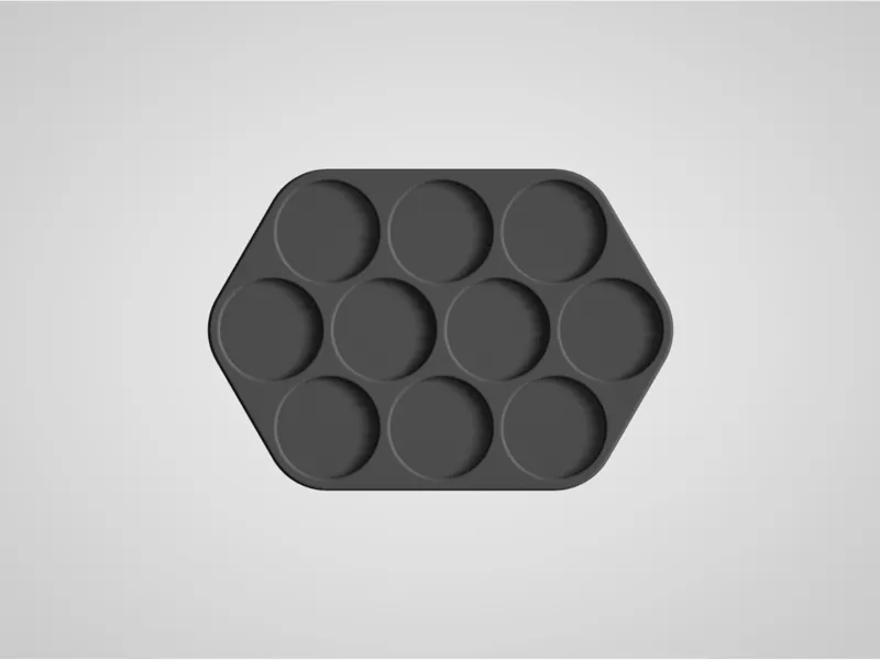WH 40K Movement Tray 10x40mm