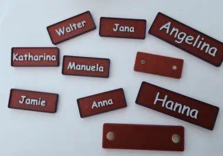 Name  Badge / Namensschild