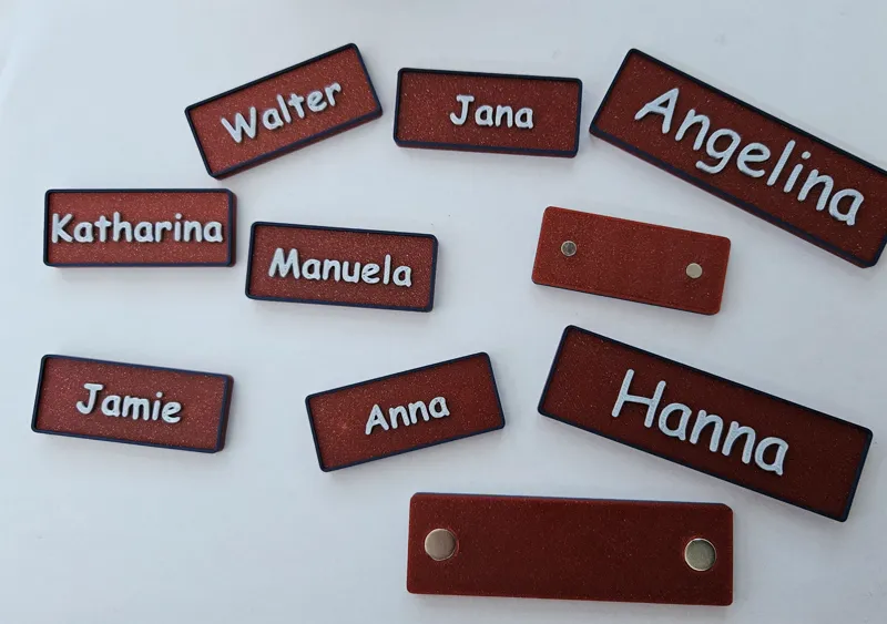 Name  Badge / Namensschild