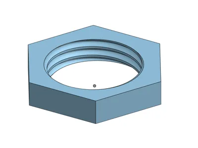 Clock Component Hex Socket nut