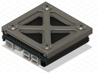 Odroid N2+ wall mount slider