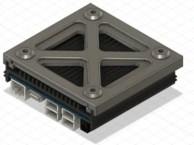 Odroid N2+ wall mount slider
