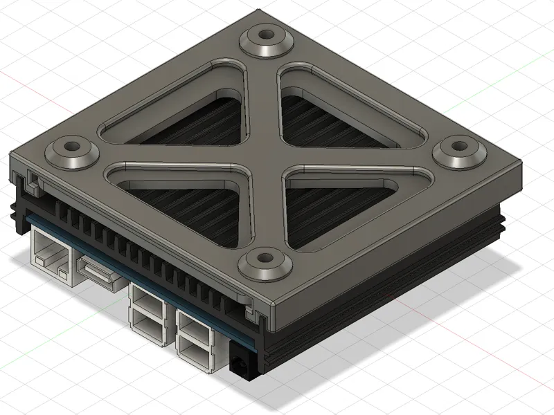 Odroid N2+ wall mount slider