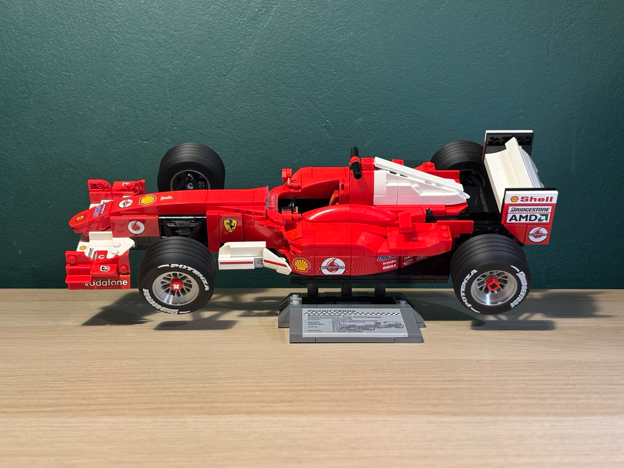 Brick Schumacher's Ferrari F2004 Realistic Wheels