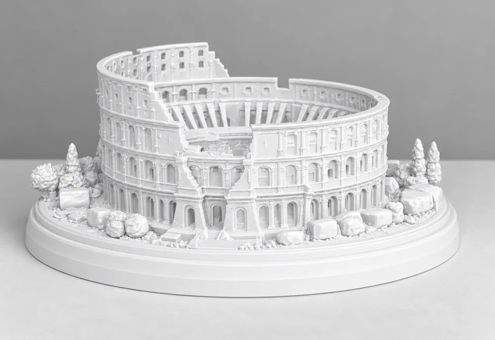 Roman Colosseum Diorama – Ancient Rome Landmark - Free 3D Print Model ...