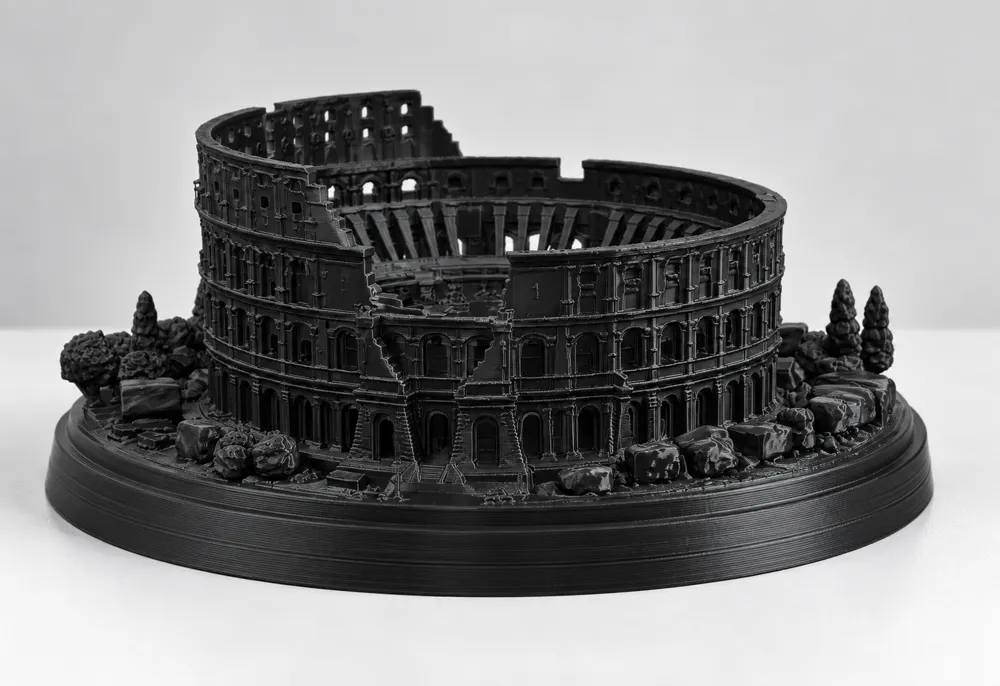 Roman Colosseum Diorama – Ancient Rome Landmark - Free 3D Print Model ...