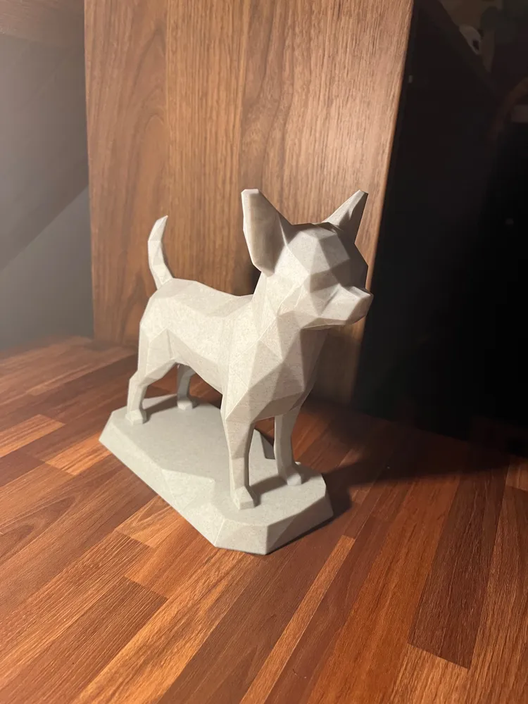 Cute Dog Low Poly - Free 3D Print Model - MakerWorld
