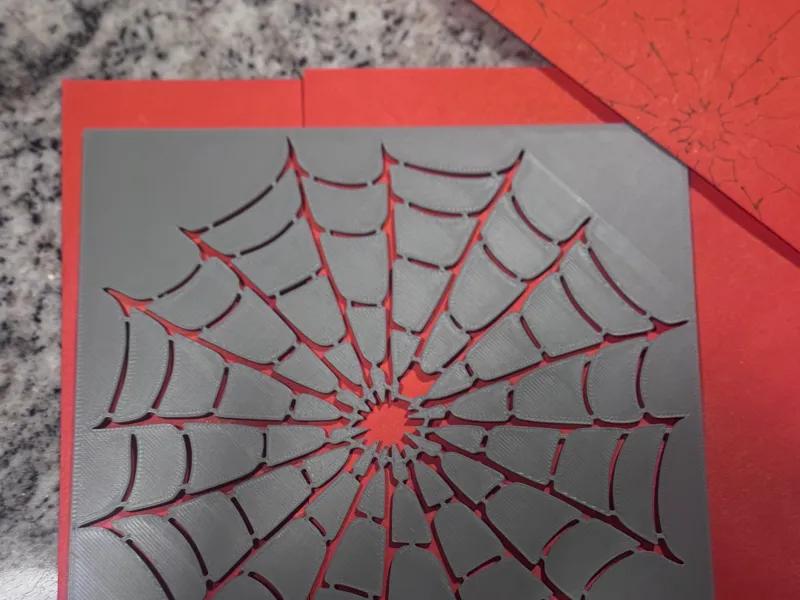 Spider Web Stencil