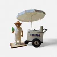 Figurine marchand de glaces mexicain « Paletero » — photo 2