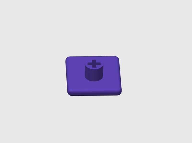 Clear Floating KeyCap