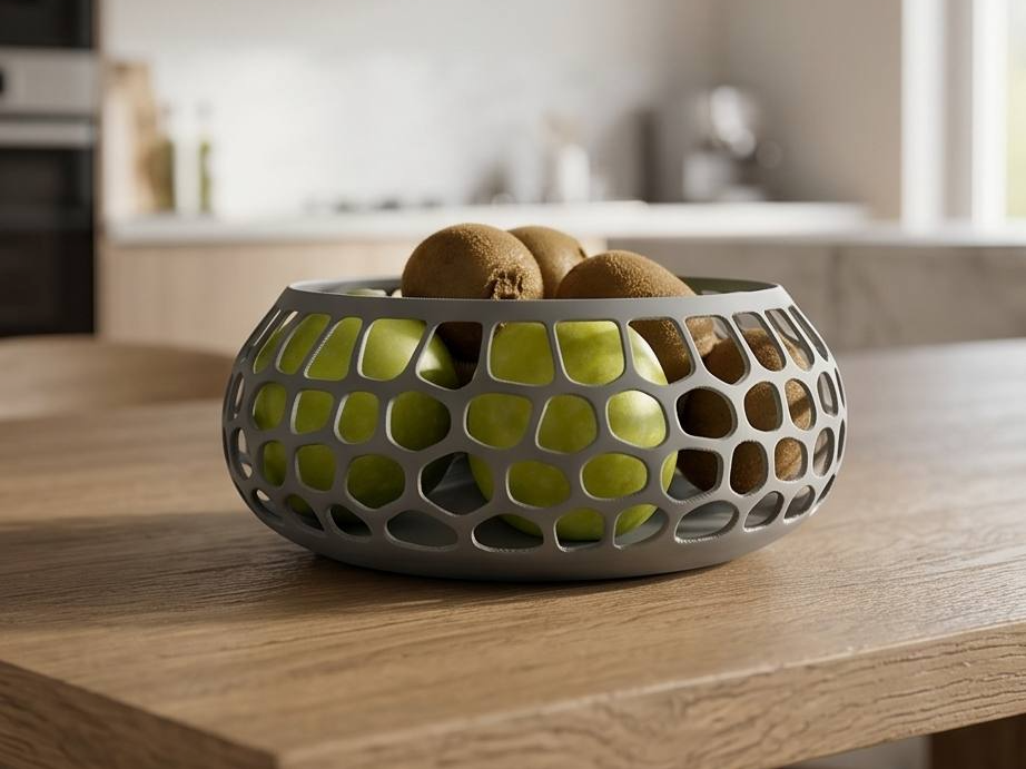 Organic Voronoi Fruit Bowl