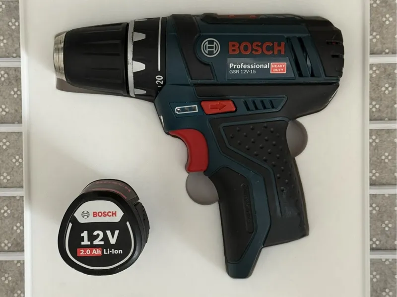 Gridfinity 5x5 Bosch GSR12-15 Drill