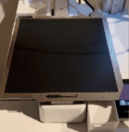 bed scraper with grip