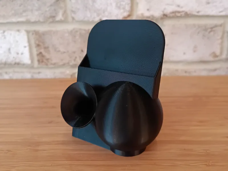 Bass Enhancing iPhone Stand