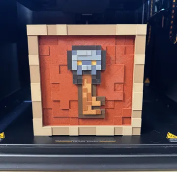 Marco decorativo: Trial Key - Minecraft Item Frame — vista de referencia 4