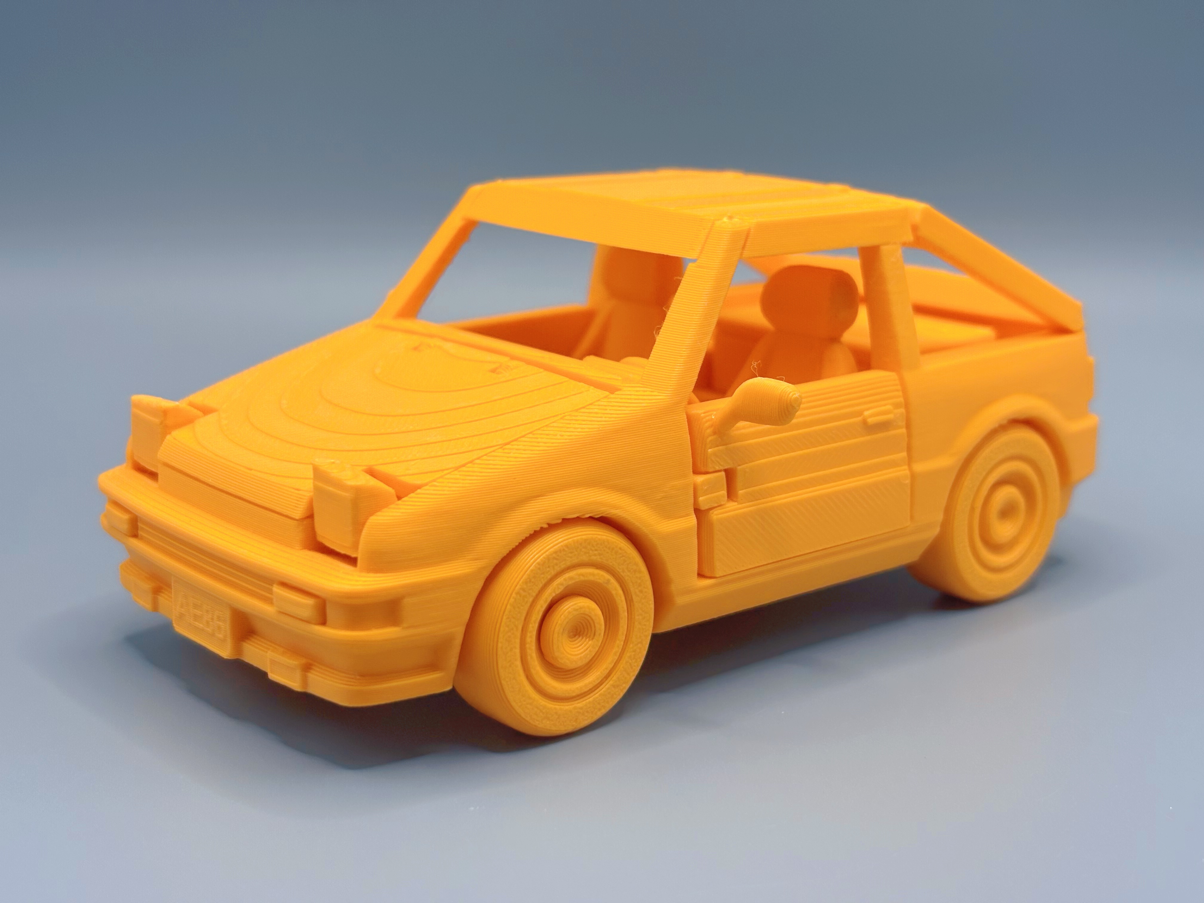 Miniatura 2 do modelo 3D 趣味拼装赛车 AE86