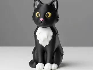 Cartoon Style Cat