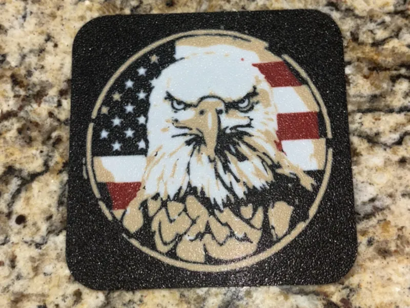 Patriotic Eagle Coaster