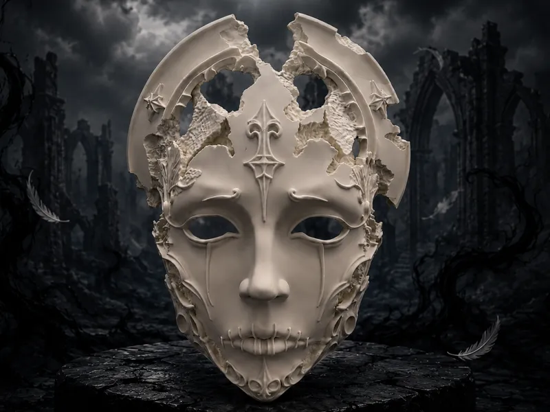 Corrupted Seraph Mask or decoration