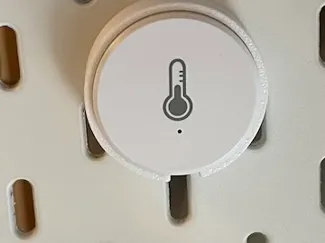 Support Capteur T&H Zigbee Ikea Skadis 40mm