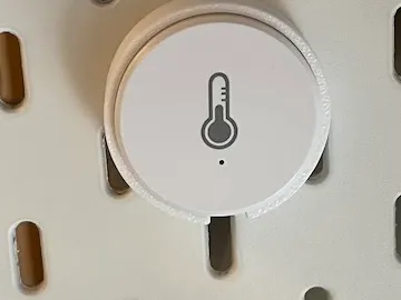 Support Capteur T&H Zigbee Ikea Skadis 40mm