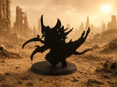 2D Proxy Tyranid Winged Prime.