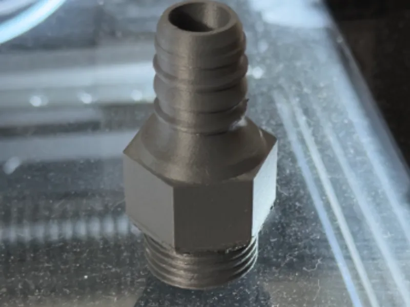 3-4 hose connector with real thread