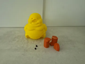 Modelo para impresión 3D: Chubby Duck, Chonky Duck, Cruise Jeep Duck — vista de referencia 3