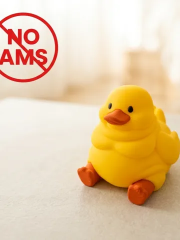 Modelo para impresión 3D: Chubby Duck, Chonky Duck, Cruise Jeep Duck — vista de referencia 2