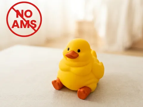 Modelo para impresión 3D: Chubby Duck, Chonky Duck, Cruise Jeep Duck — referencia de MakerWorld