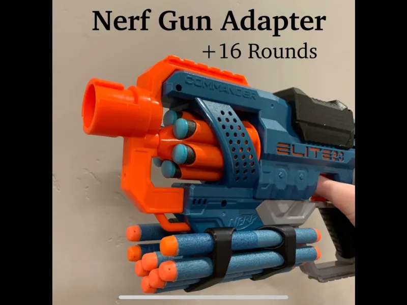 Nerf Gun Adapter +16 Rounds