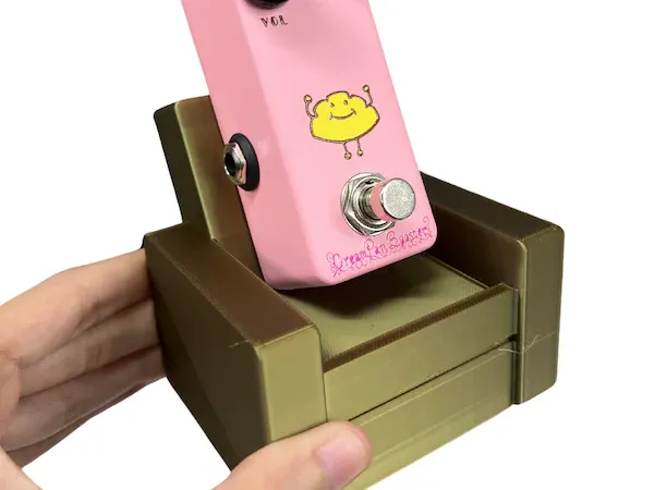 Mini Guitar Pedal Holder Couch