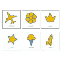 Magnetic Accessories for 3D Letter Frame (#1 set)