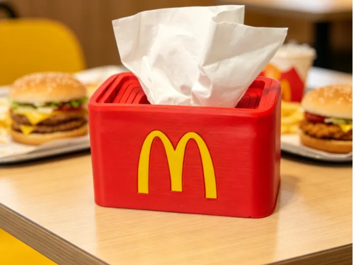 McDonald's tissue box