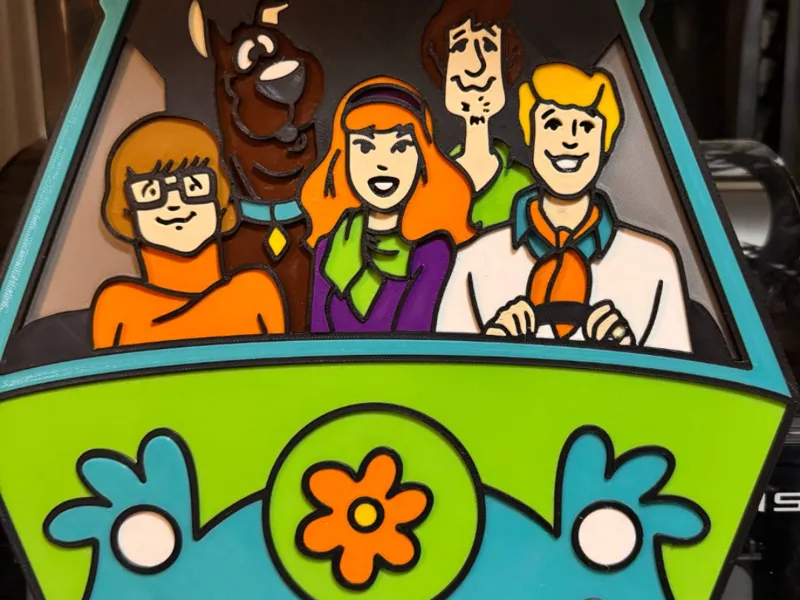 Scooby Doo Mystery Machine Wall Art (NO AMS)